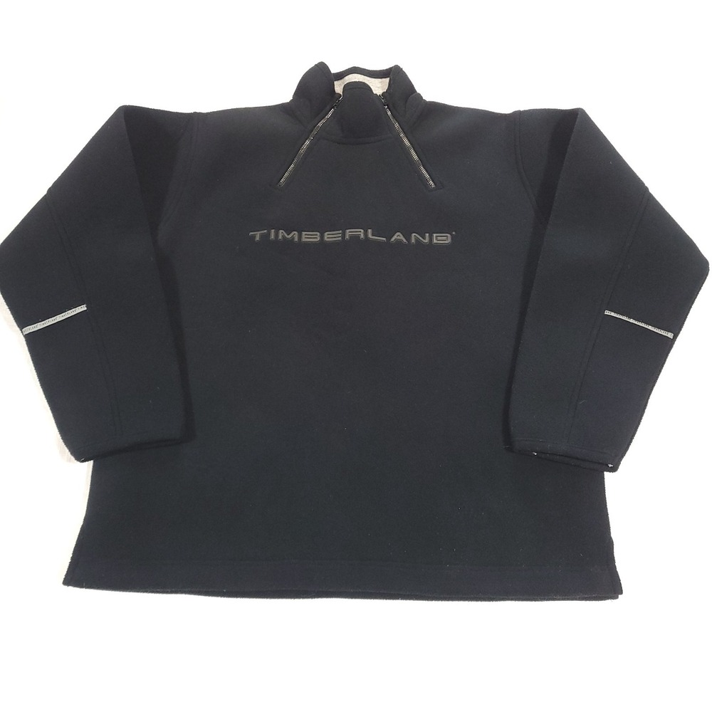 Timberland quarter zip Scuba Fleece pullover 14 Youth neoprene blend athletic